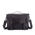 Vintage Faux Leather Messenger Bag
