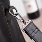 Vintage Faux Leather Messenger Bag