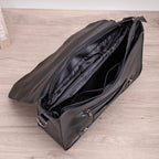 Vintage Faux Leather Messenger Bag